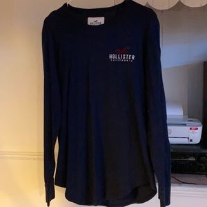 Hollister men’s long sleeve shirt (dark blue)
